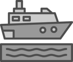 reis schip vector icoon ontwerp