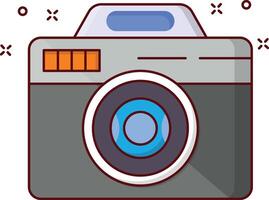 camera vectorillustratie op een background.premium kwaliteit symbolen.vector pictogrammen voor concept en grafisch ontwerp. vector