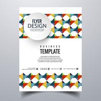 Abstracte stijlvolle buis brochure kaartsjabloon ontwerp vector