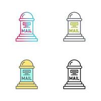 mail doos vector icoon