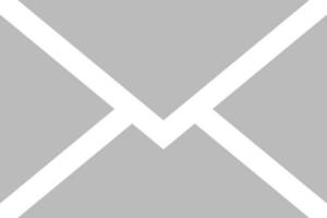 vlak stijl envelop icoon in grijs kleur. vector