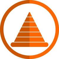 piramide vector icoon ontwerp