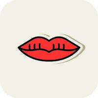 lippen vector icoon ontwerp