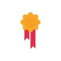 award medaille winnaar onderwijs school pictogram ontwerp vector