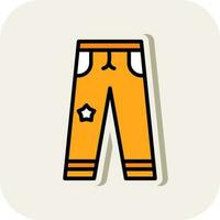 broek vector icoon ontwerp