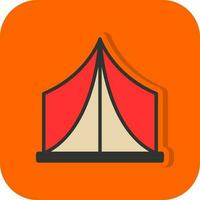 tent vector icoon ontwerp