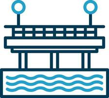 pier vector icoon ontwerp