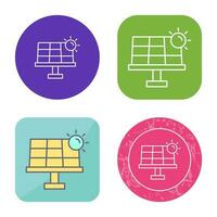 zonne-energie vector pictogram