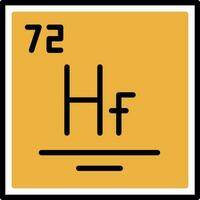 hafnium vector icoon ontwerp