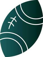 rugby bal vector icoon ontwerp