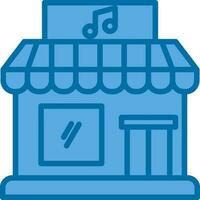 muziek- winkel vector icoon ontwerp