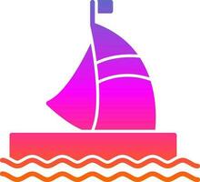 woonboot vector icoon ontwerp