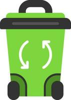 recycle bak vector icoon ontwerp