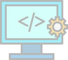 web ontwikkeling vector icoon ontwerp