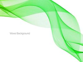 abstracte groene decoratieve stijlvolle moderne golf ontwerp banner achtergrond vector