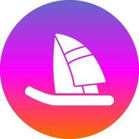 windsurfen vector icoon ontwerp
