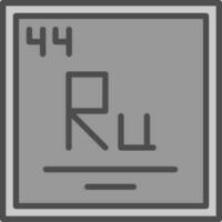 ruthenium vector icoon ontwerp