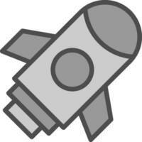 raket vector icoon ontwerp