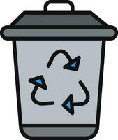 recycle bak vector icoon ontwerp