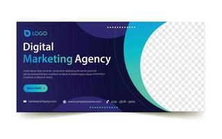 zakelijke marketing banner ontwerpsjabloon vector