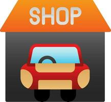 auto winkel vector icoon ontwerp