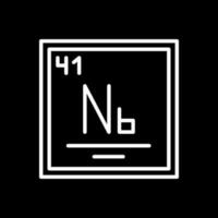 niobium vector icoon ontwerp