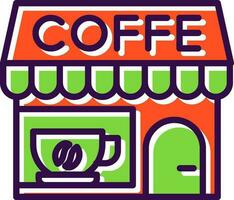 koffie winkel vector icoon ontwerp