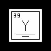 yttrium vector icoon ontwerp