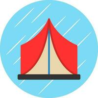 tent vector icoon ontwerp