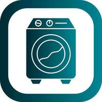 het wassen machine vector icoon ontwerp