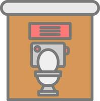 toilet vector icoon ontwerp