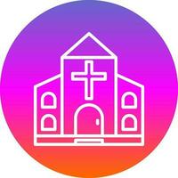 kerk vector icoon ontwerp