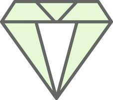 diamant vector icoon ontwerp