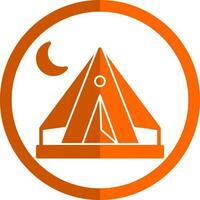 tent vector icoon ontwerp