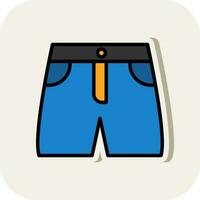 shorts vector icoon ontwerp