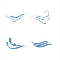 waterdruppel logo sjabloon vector golf abstract