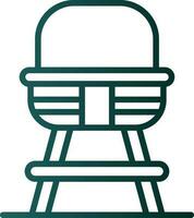 baby stoel vector icoon ontwerp