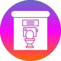 toilet vector icoon ontwerp