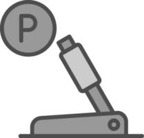 parkeren rem vector icoon ontwerp