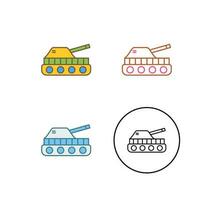 tank vector icoon