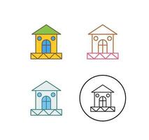 huis vector pictogram