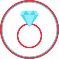 diamant ring vector icoon ontwerp