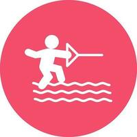 water ski vector icoon ontwerp