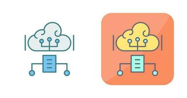 cloud computing vector icon