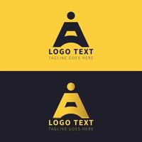 een zakelijke brief logo en symbool sjabloon vector pictogram gratis vector