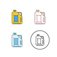 jerrycan vector icoon