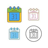 kalender vector pictogram