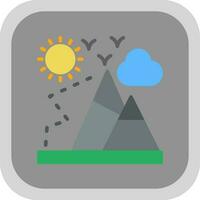 bergbeklimmen vector icoon ontwerp