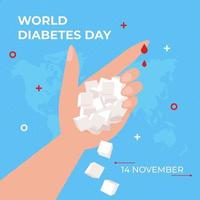 wereld diabetes dag banner vector