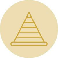 piramide vector icoon ontwerp